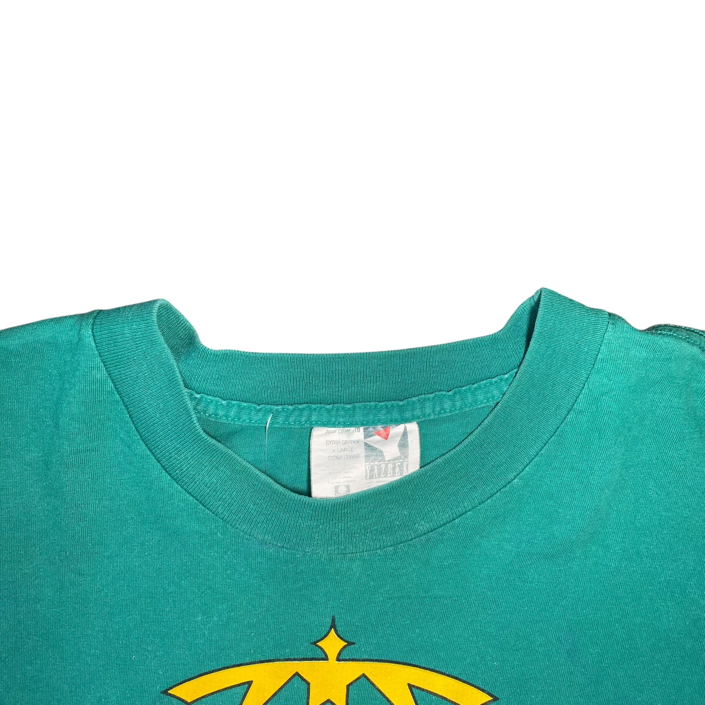 Vintage 90s Club Santos Laguna All-Over-Print T-Shirt