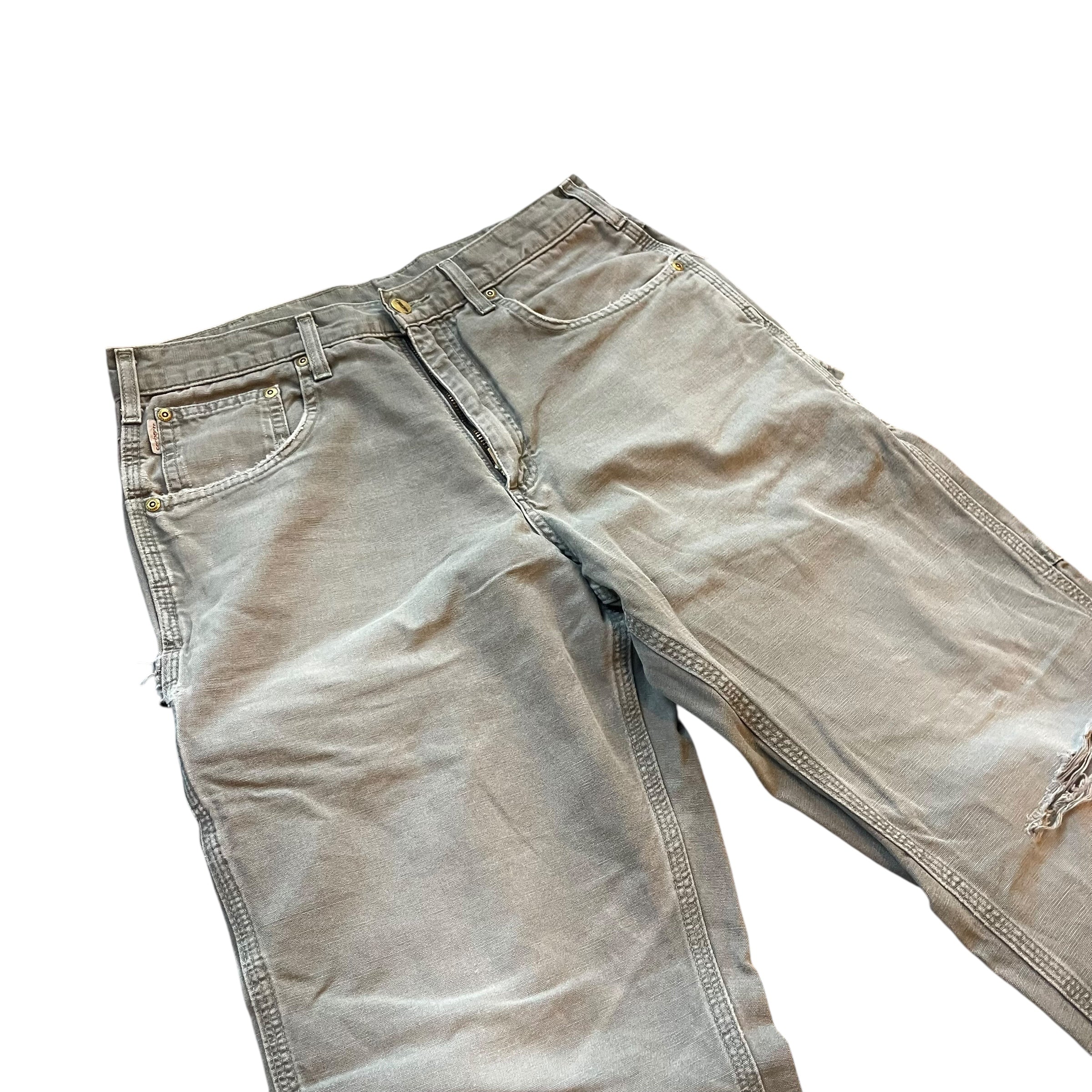 Vintage Carhartt Distressed Gray Pants