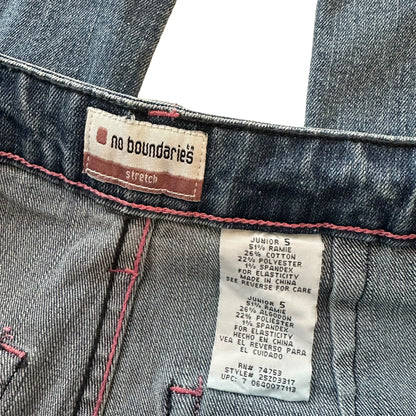 Y2K No Boundaries Belt Flare Jeans