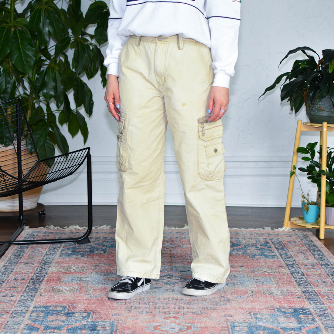Vintage Unionbay Cream Cargo Pants