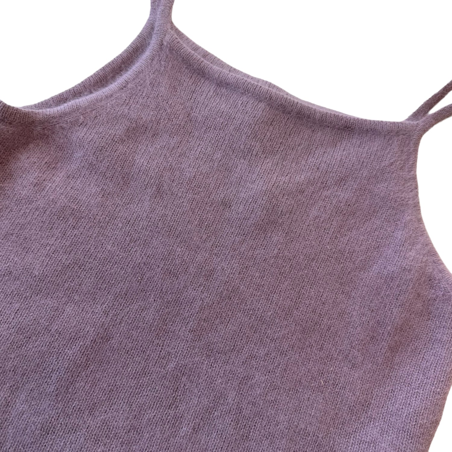 90s Xhilaration Fuzzy Purple Tank Top