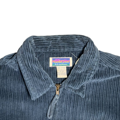 Vintage Long-Sleeve North Crest Corduroy Zip-Up Jacket