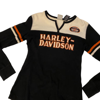 Y2k Harley Davidson Femme Long Sleeve Top