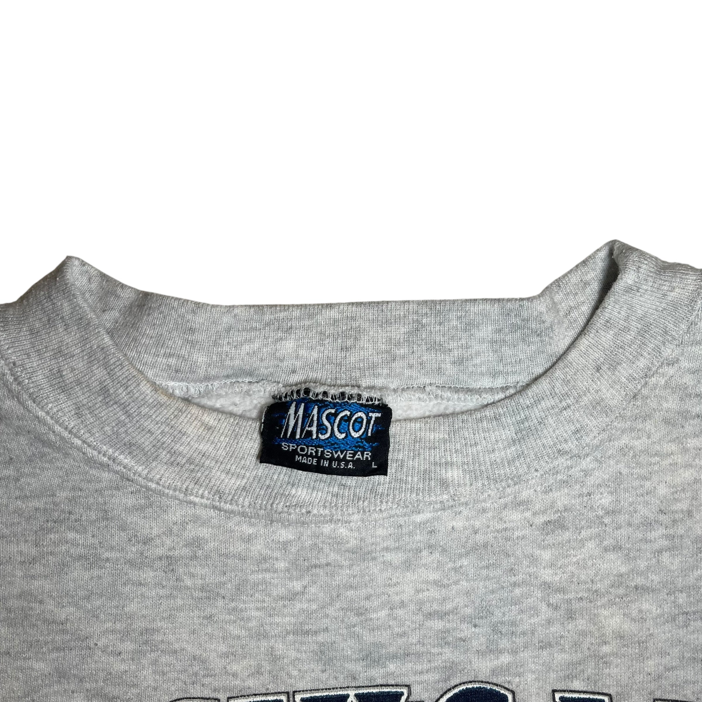 Vintage 90s University of Michigan Wolverines Gray Crewneck