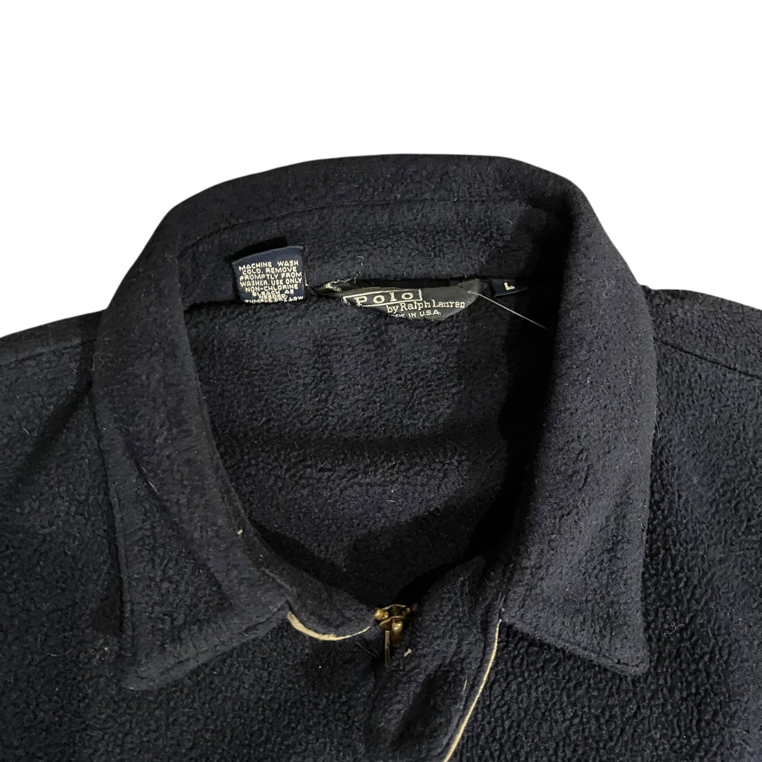 Y2K Polo Ralph Lauren Navy Fleece Jacket