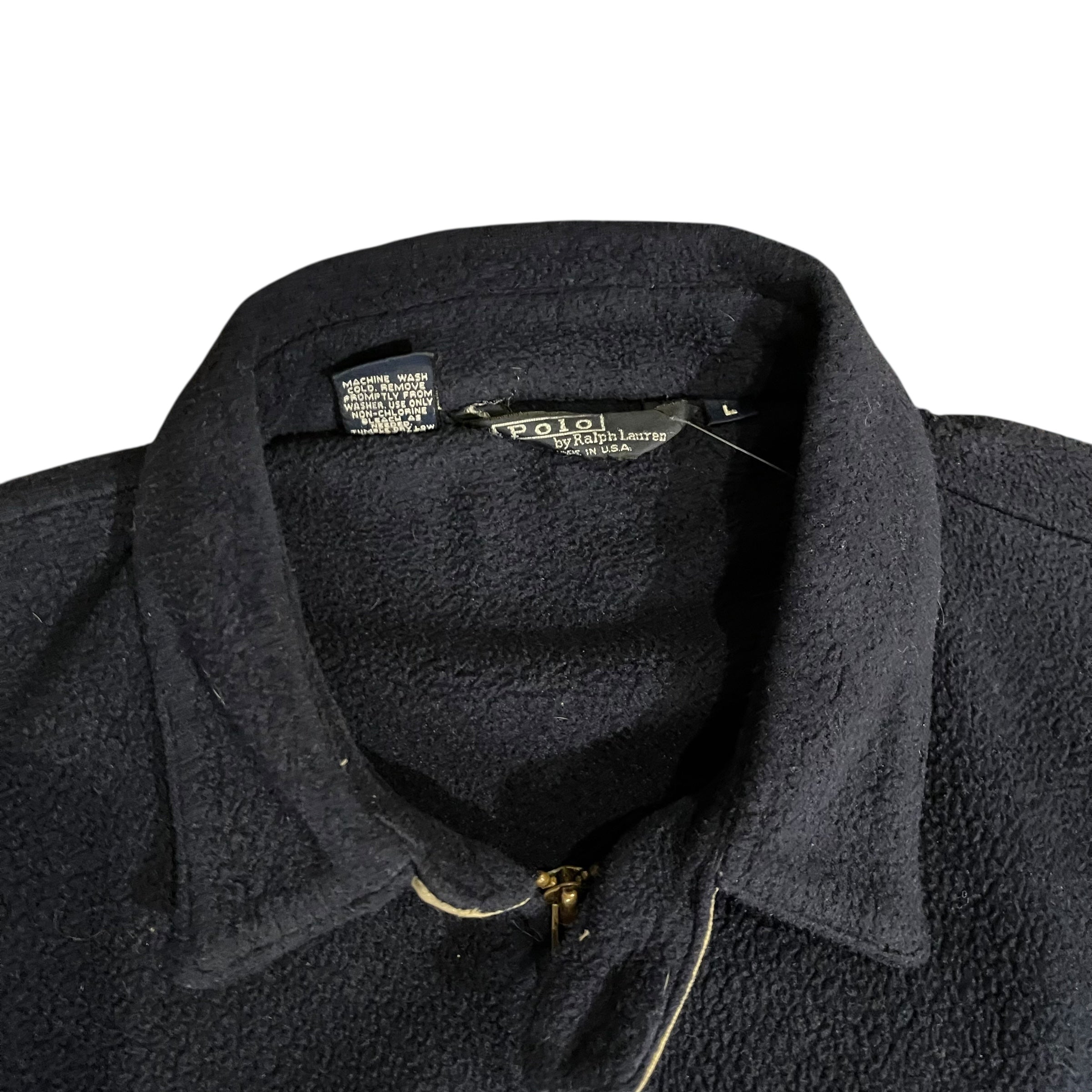 Y2K Polo Ralph Lauren Navy Fleece Jacket