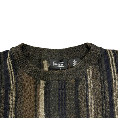 Vintage Haggar Striped Knit Sweater