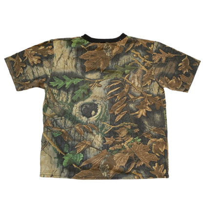 Vintage Camo Ringer Style T-Shirt