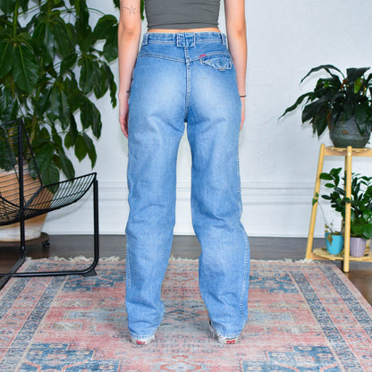 Vintage C.M.A. Pocket Detail High-waisted Jeans