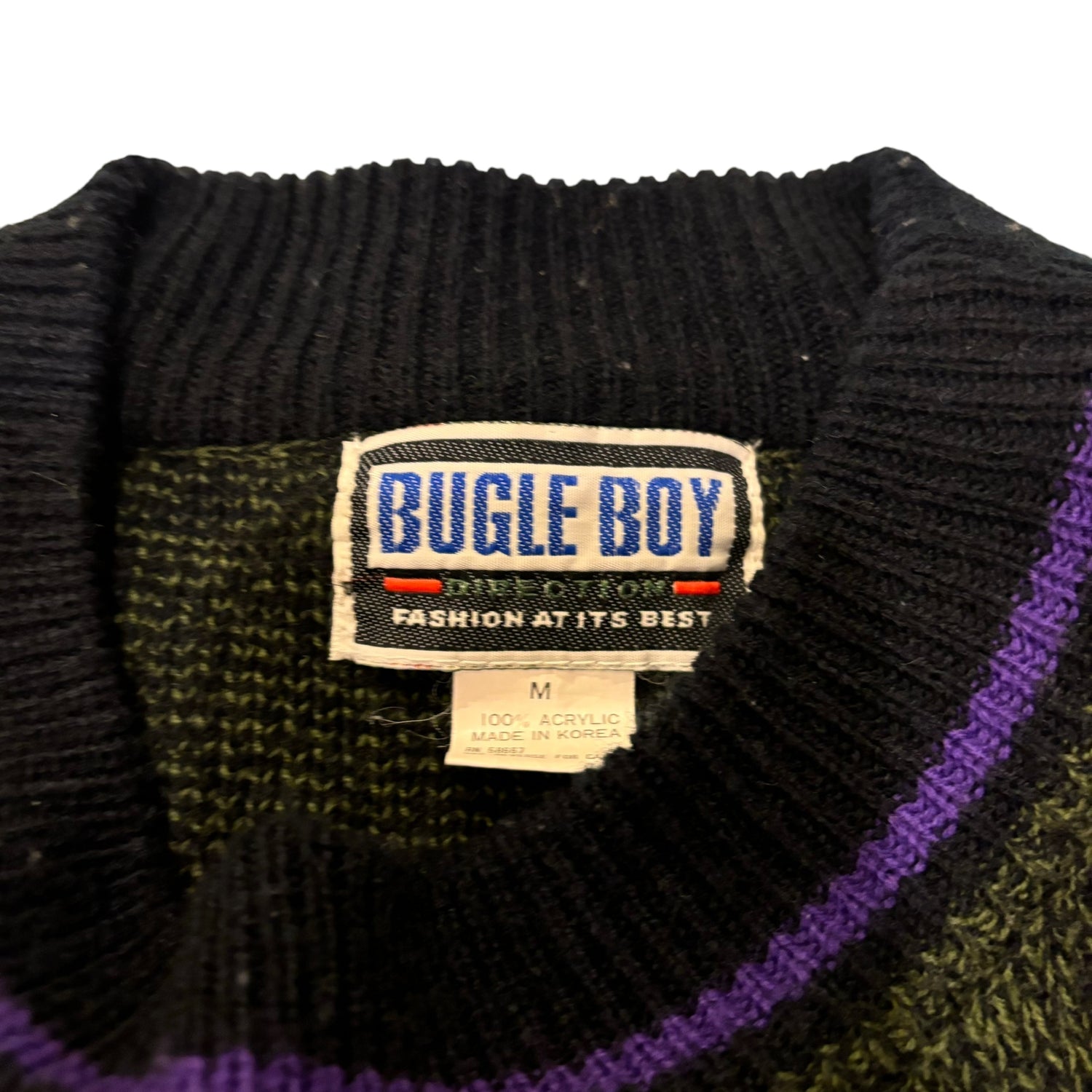 Vintage Bugle Boy Knit Sweater