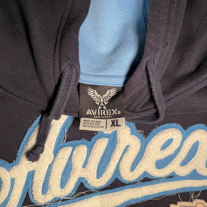 Vintage Y2K Navy Avirex Hoodie