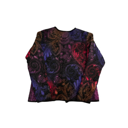 Vintage Femme Alpaca Wool Button-up Cardigan