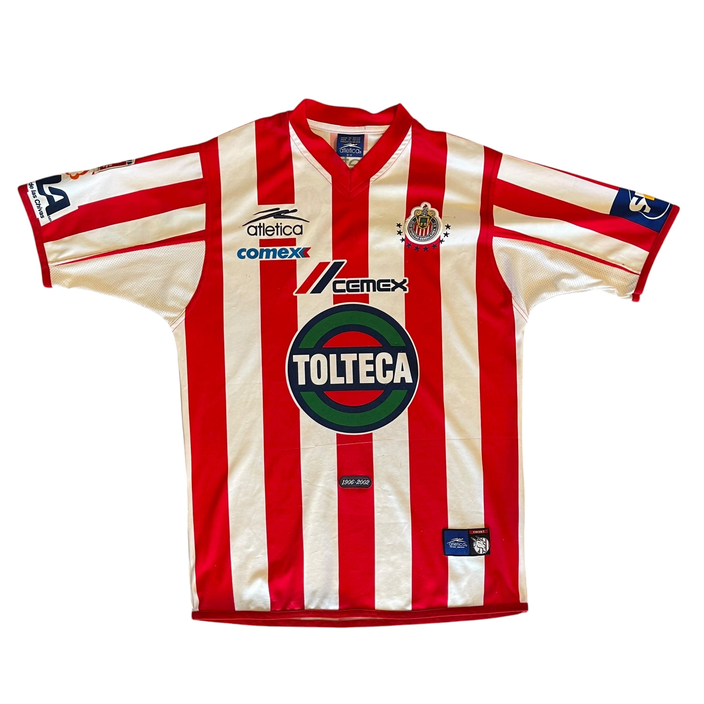 Vintage 2001-02 Chivas de Guadalajara Atletica Home Jersey