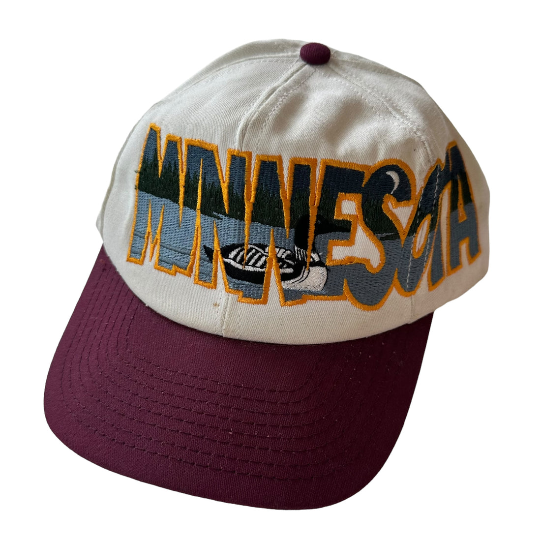 Vintage Minnesota Embroidered Hat