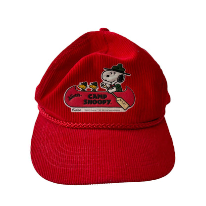 Vintage Camp Snoopy Corduroy Hat