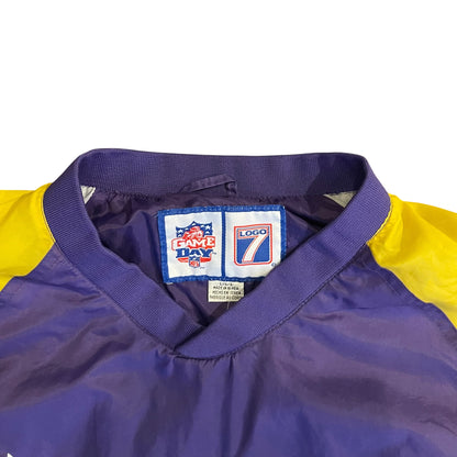 Vintage Minnesota Vikings Logo 7 Pull-Over Windbreaker
