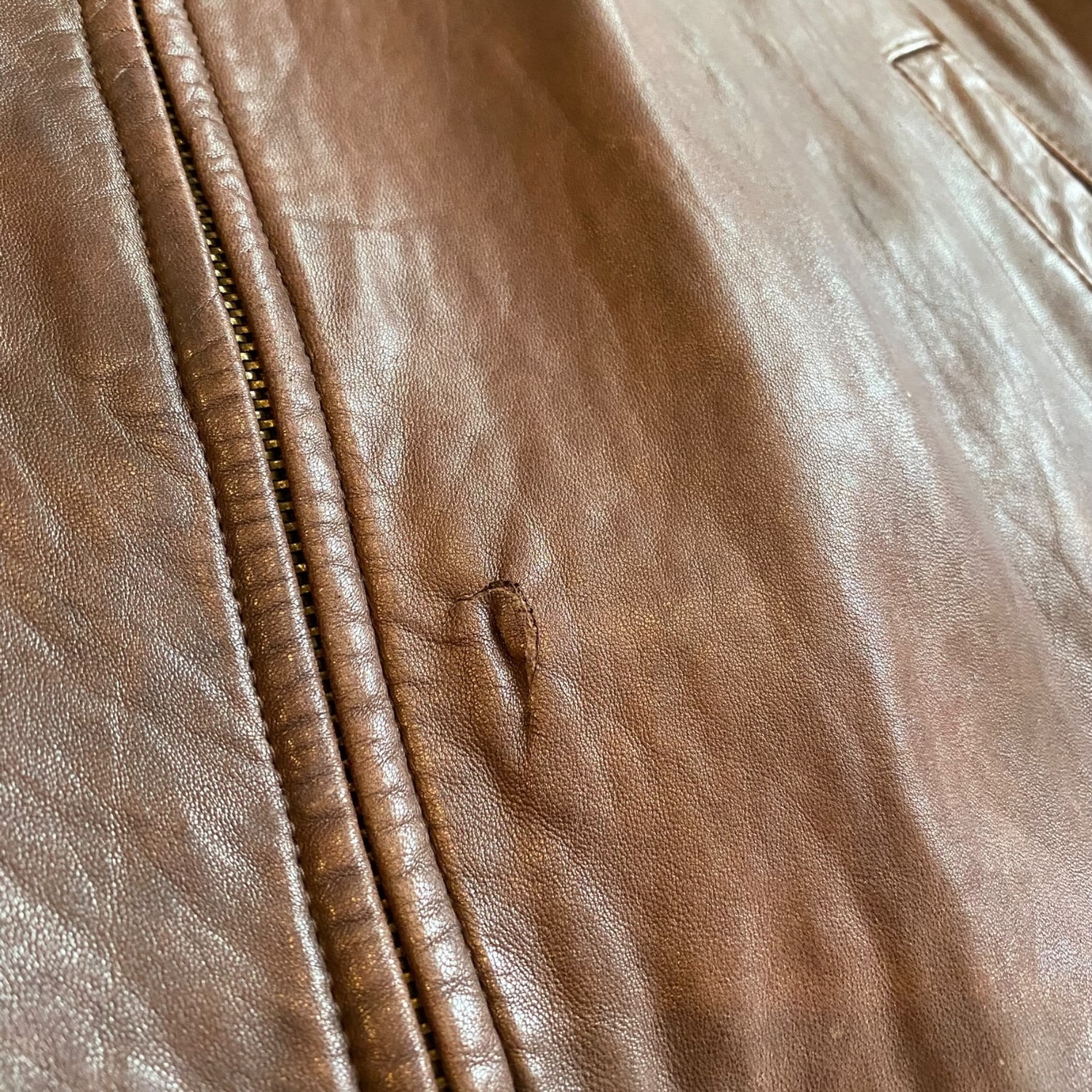 Vintage Polo by Ralph Lauren Brown Leather Jacket