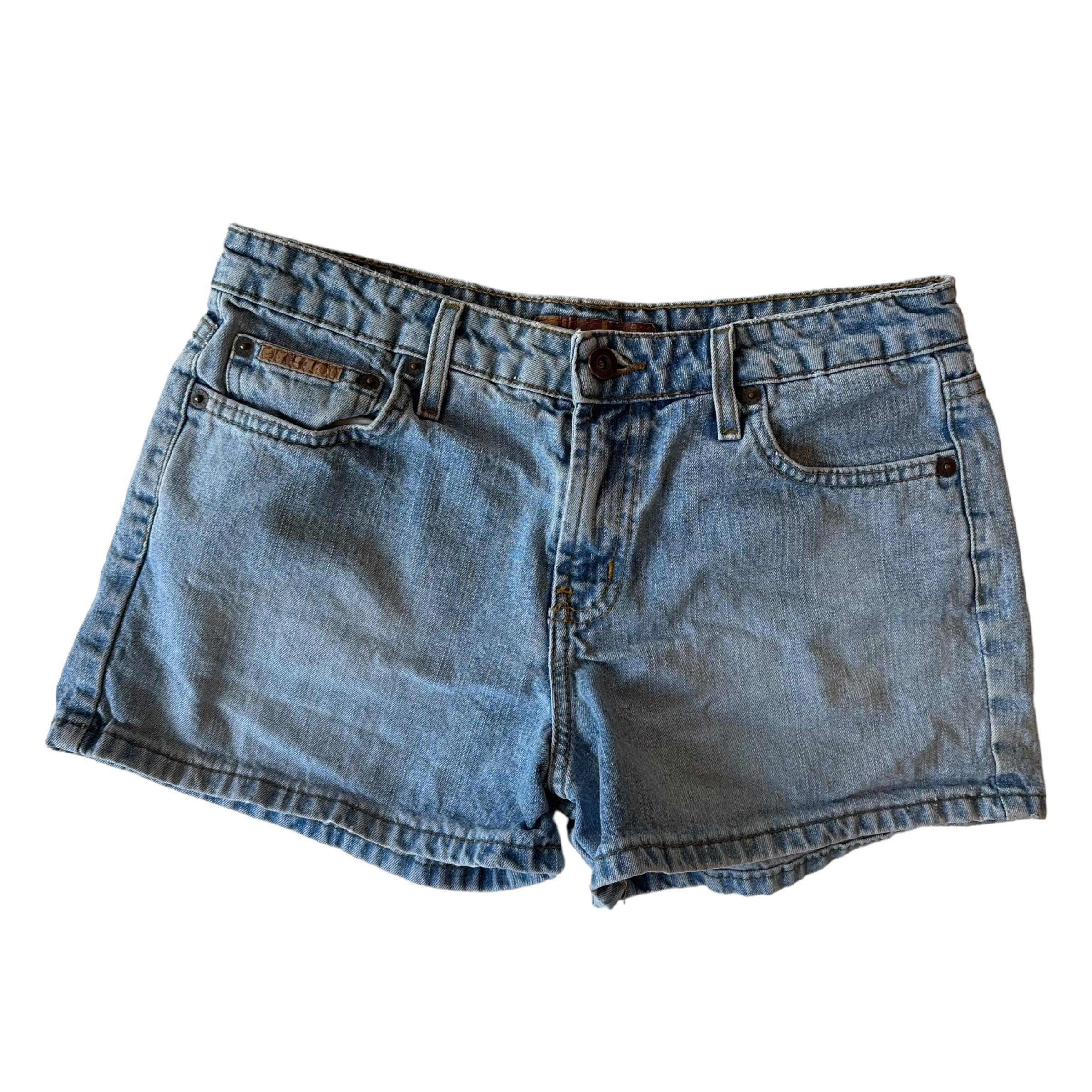 Y2k L.e.i. Light Wash Mini Denim Shorts