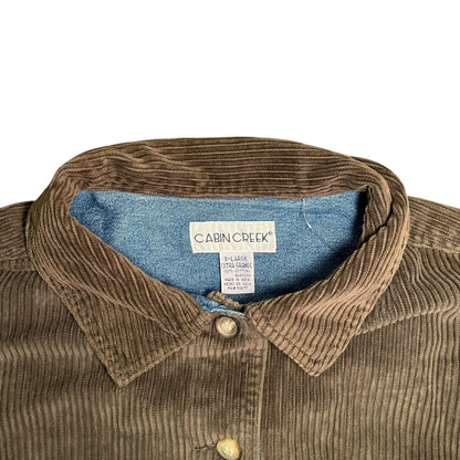 Vintage Long Sleeve Cabin Creek Corduroy Button-Down