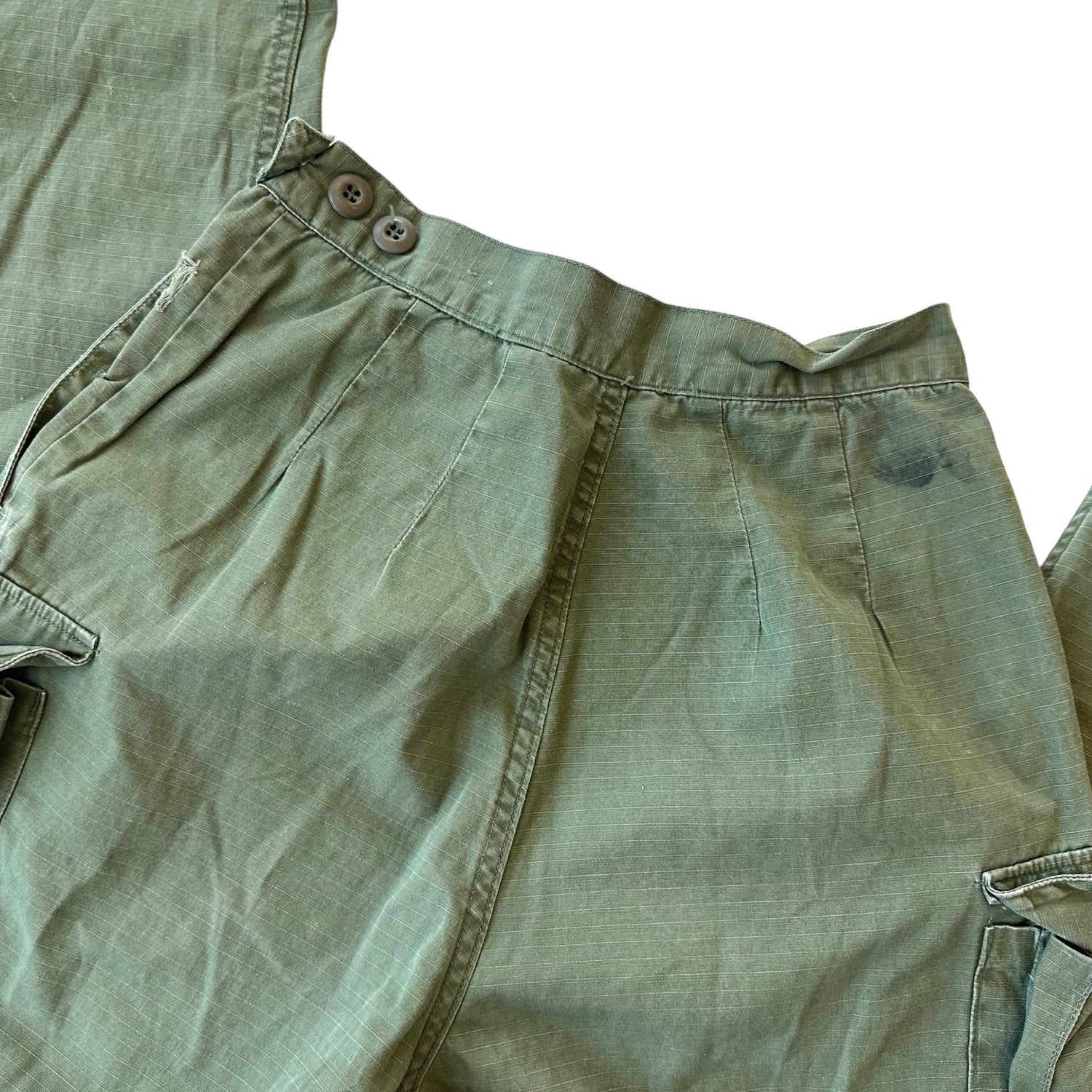 Vintage Military Style Green Pants