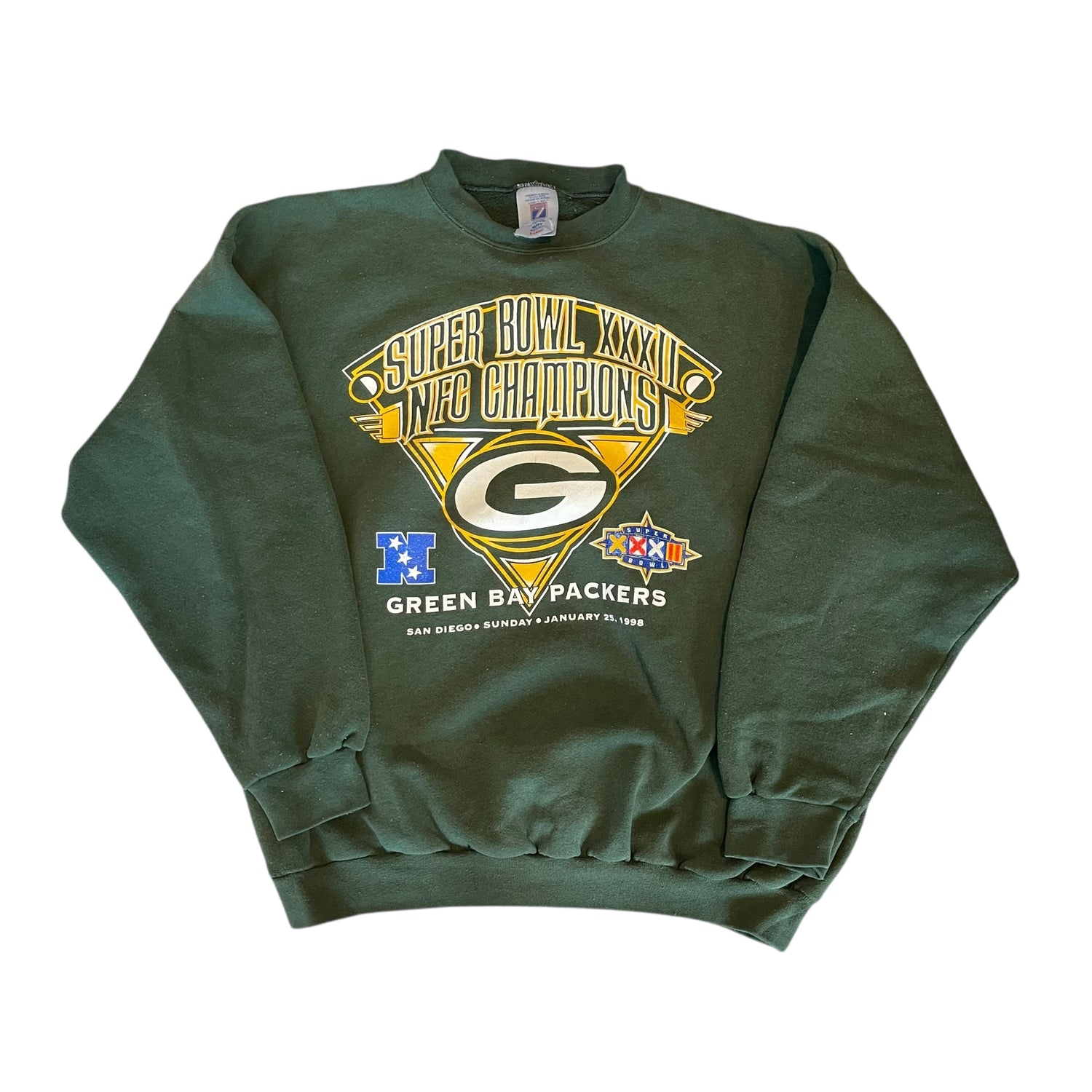 Vintage 1998 Green Bay Packers NFC Champions Sweatshirt
