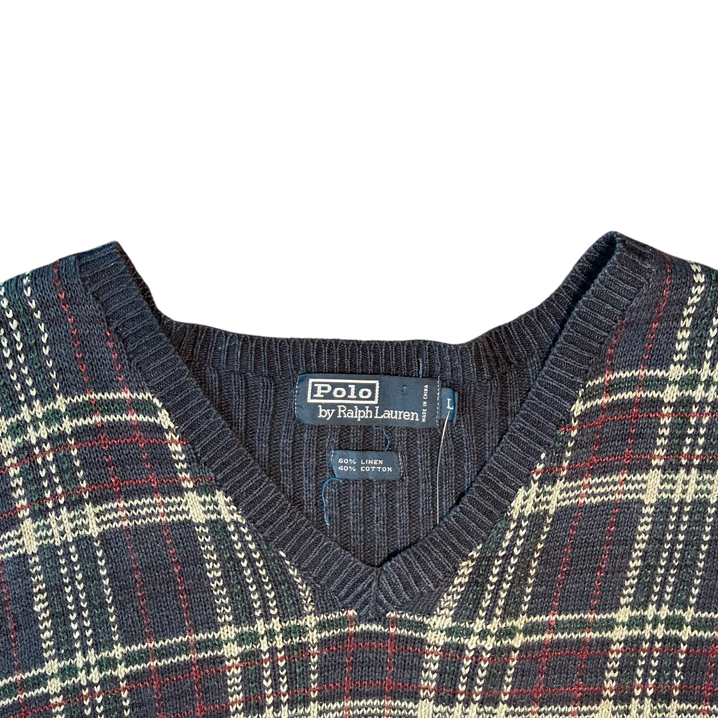 Vintage Y2K Knit Polo Ralph Lauren Sweater Vest