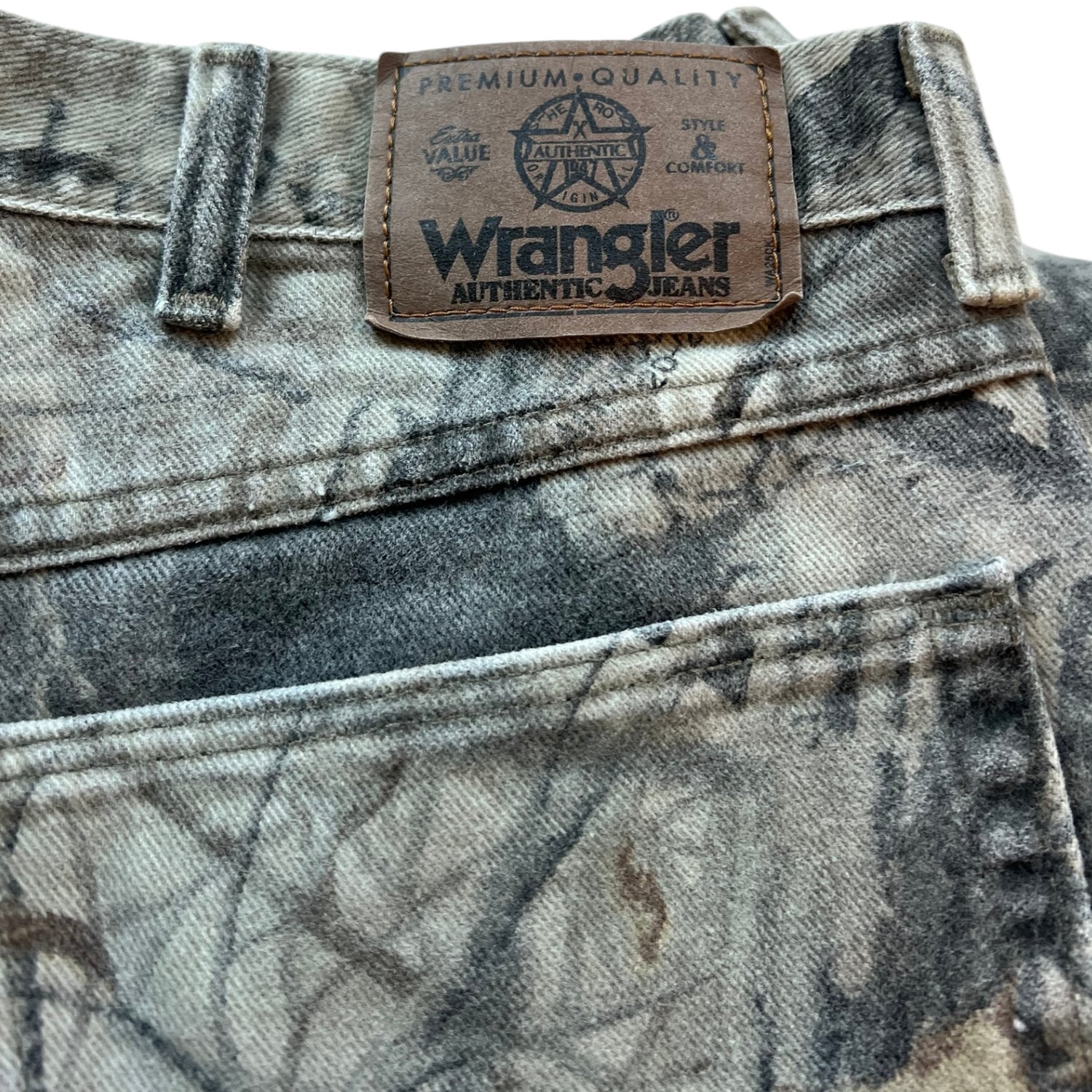 Vintage Wrangler Camo Double Knee Jeans