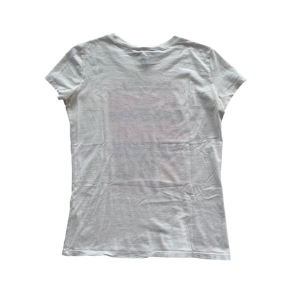 Vintage Y2K Hollister Co. Femme Graphic T-Shirt (White)