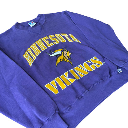 Vintage Minnesota Vikings Purple Russell Athletic Crewneck