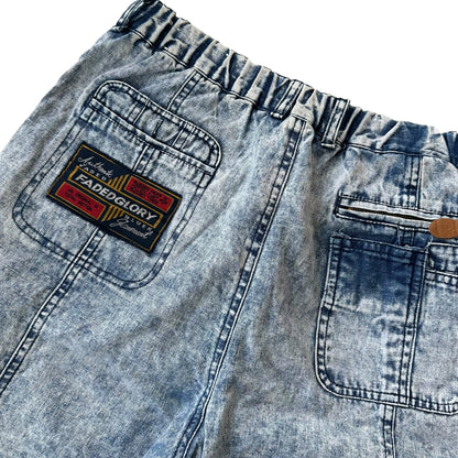 Faded Glory Acid Wash Denim Shorts