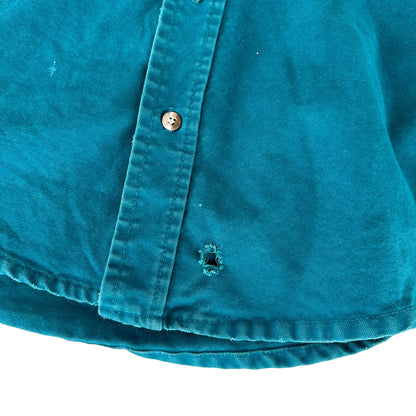 Teal Deerskin Flannel