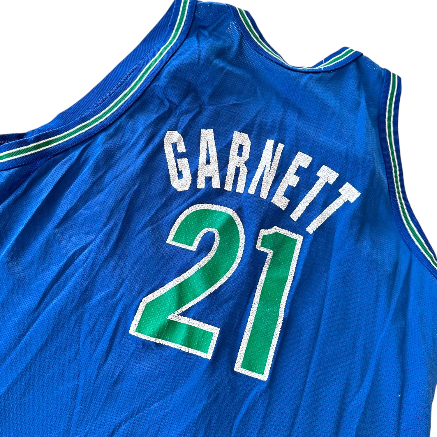 Vintage Minnesota Timberwolves Kevin Garnett Champion Jersey