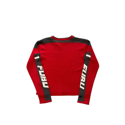 Vintage Y2K FUBU Sports Knit Long-Sleeve Sweatshirt