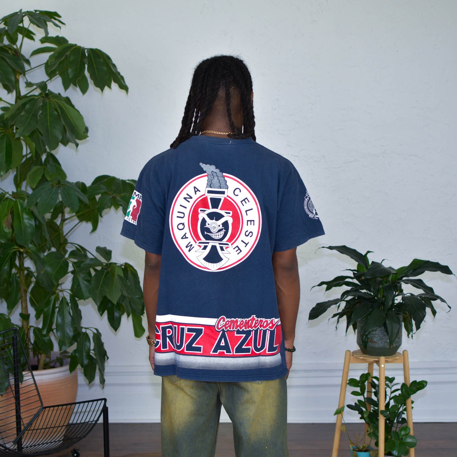 90s Vintage Cruz Azul AOP T-Shirt