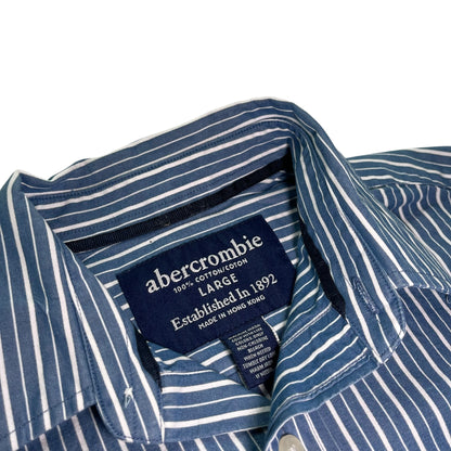 Vintage Abercrombie &amp; Fitch Striped Button-Up Shirt
