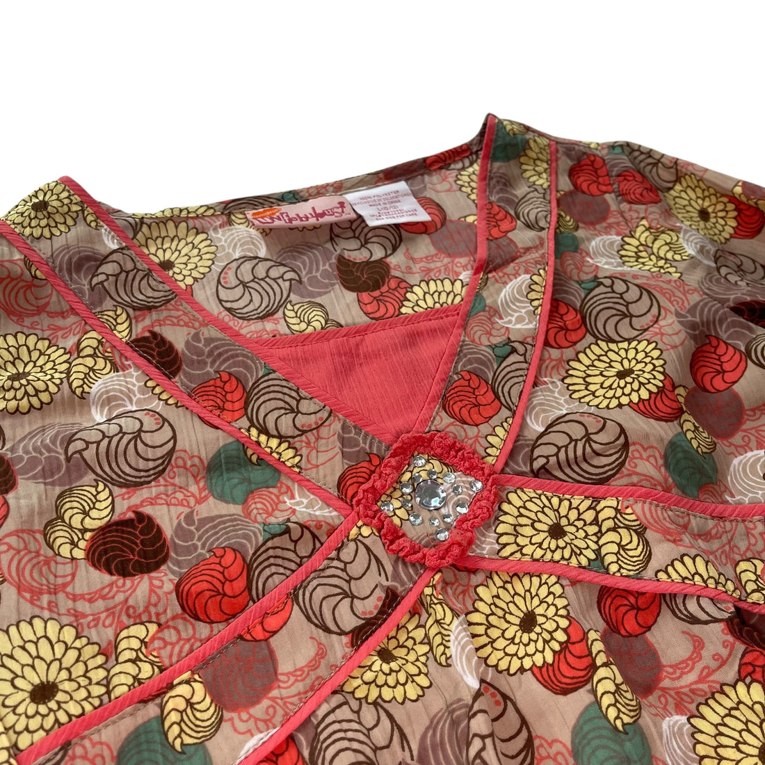 Y2k Nickelodeon Unfabulous Bedazzled Long Sleeve Blouse