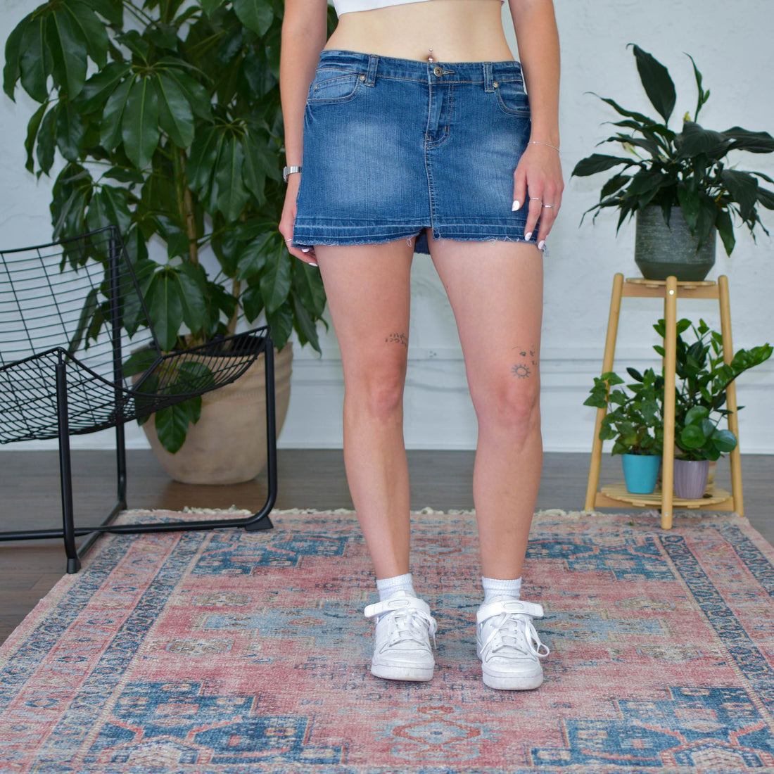 Y2k Lachilotta Denim Mini Skirt