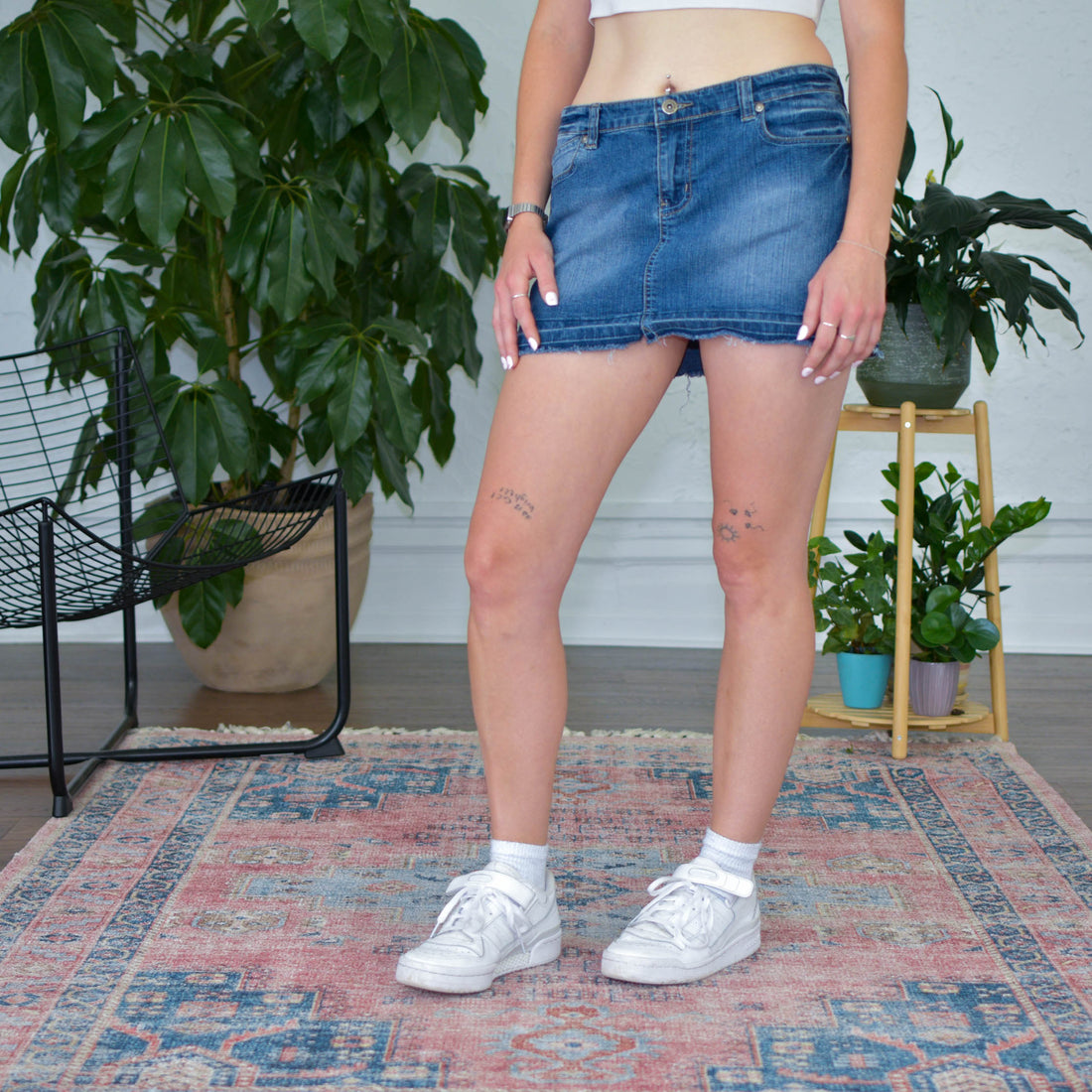 Y2k Lachilotta Denim Mini Skirt