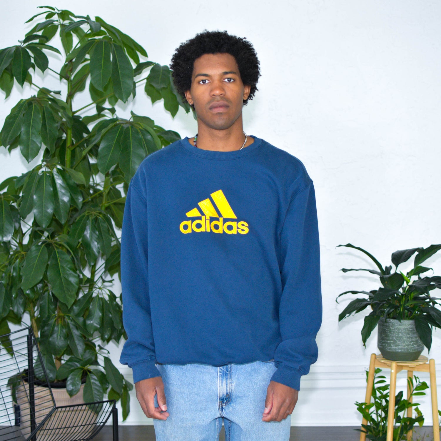 Vintage Adidas Navy Crewneck