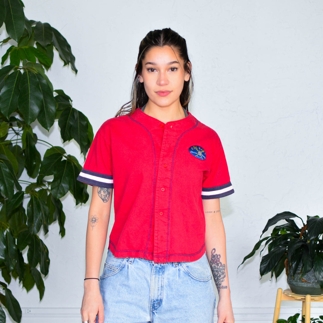 Vintage Old Navy Baseball Style Femme Top