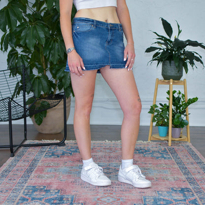 Y2k Denim Mini Skirt