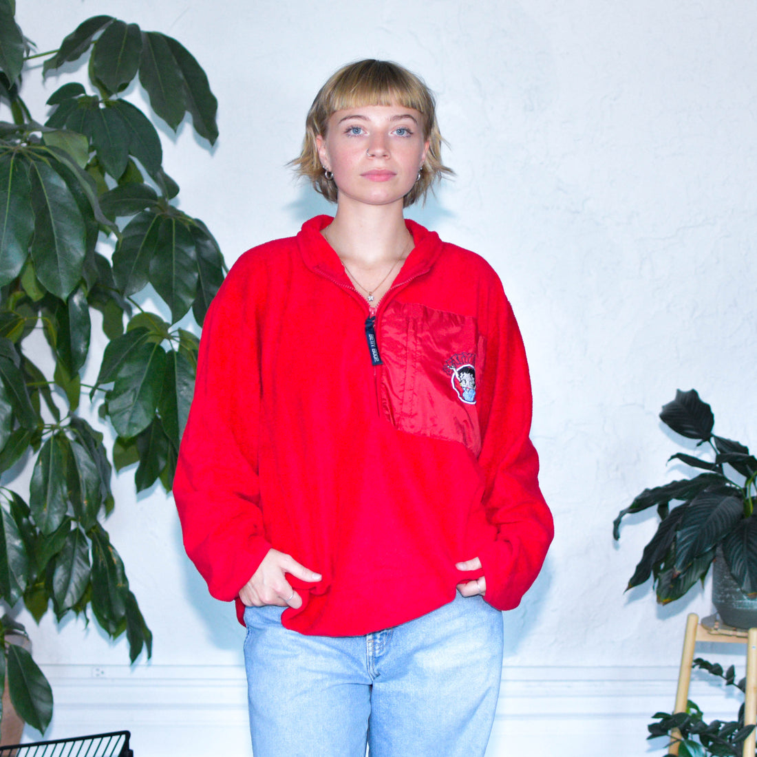 Vintage Y2K Red Betty Boop Fleece