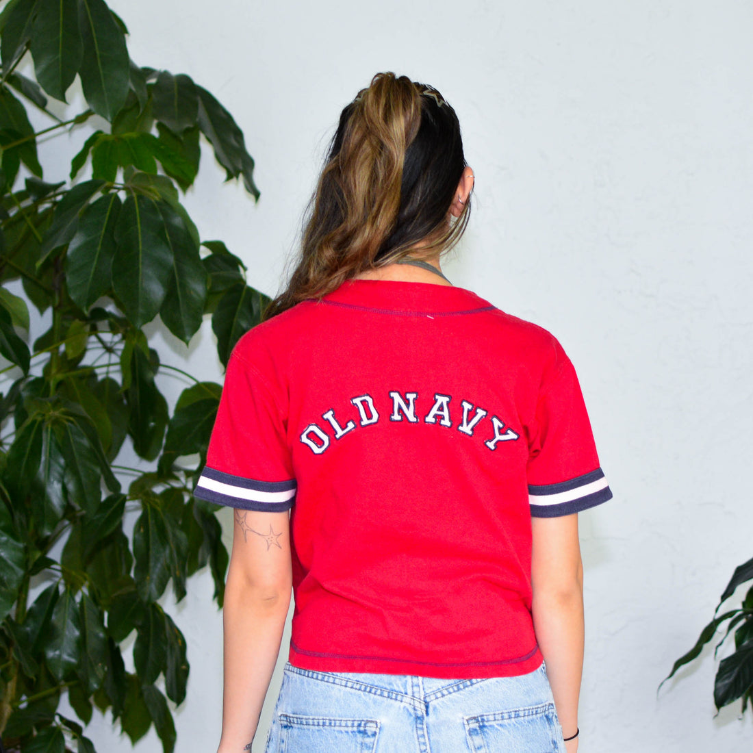 Vintage Old Navy Baseball Style Femme Top