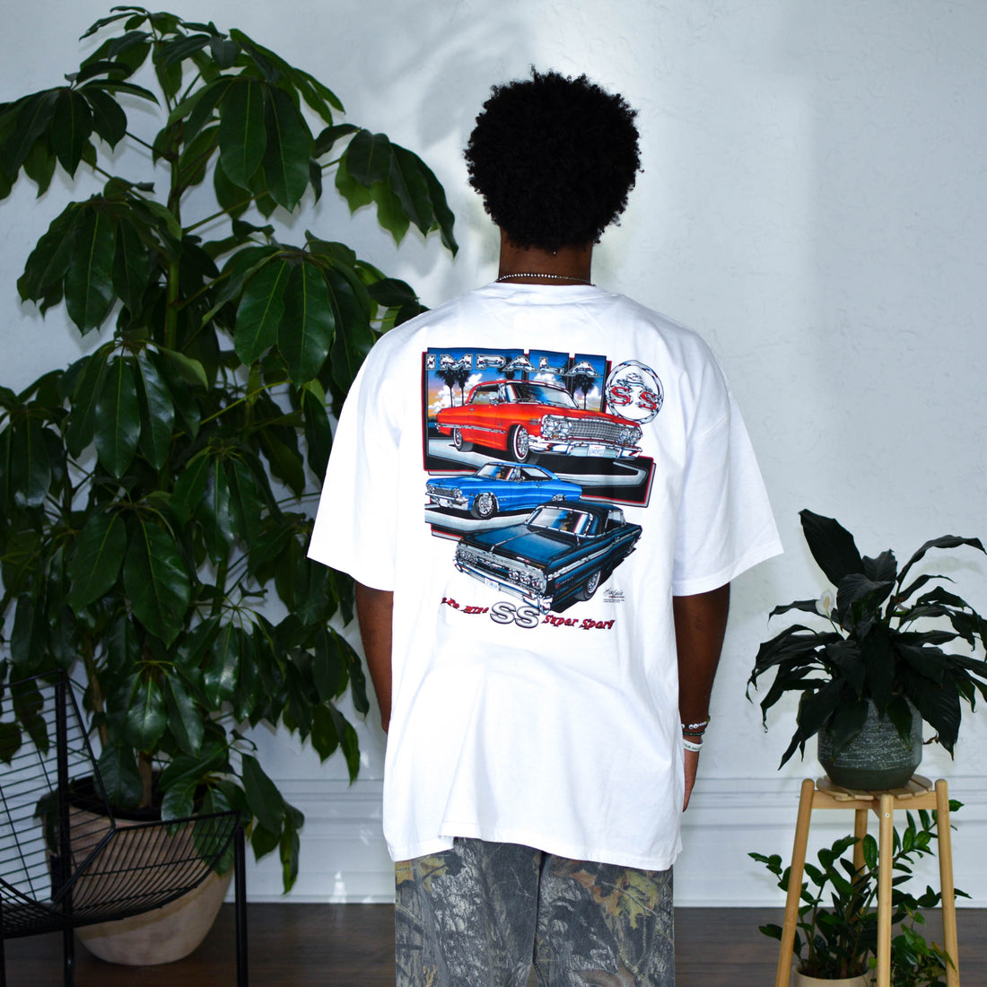 Vintage Deadstock Chevy Impala Graphic Car T-Shirt