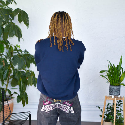 Navy Sweatshirt - "Protect Your Neighbor" Solidarity Merch