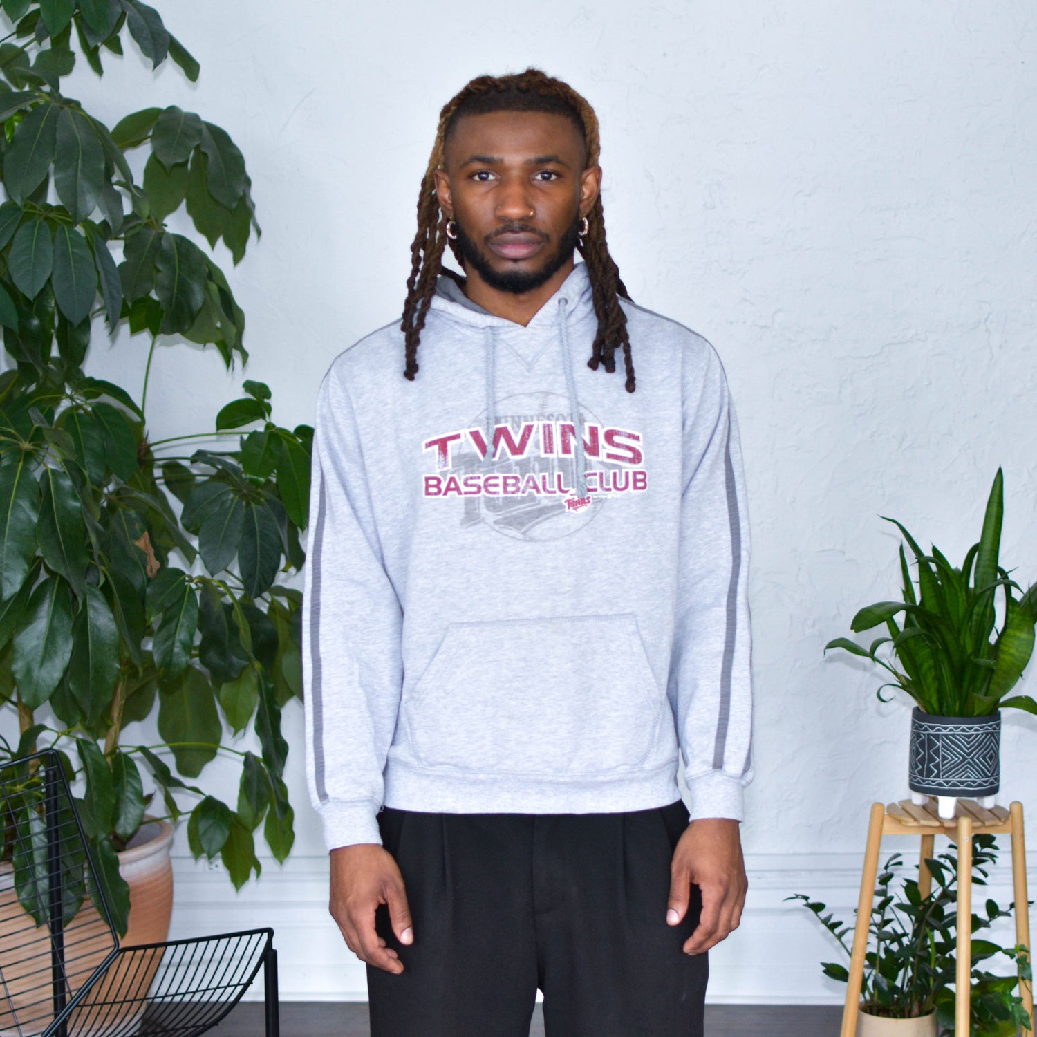 Vintage Minnesota Twins Gray Hoodie