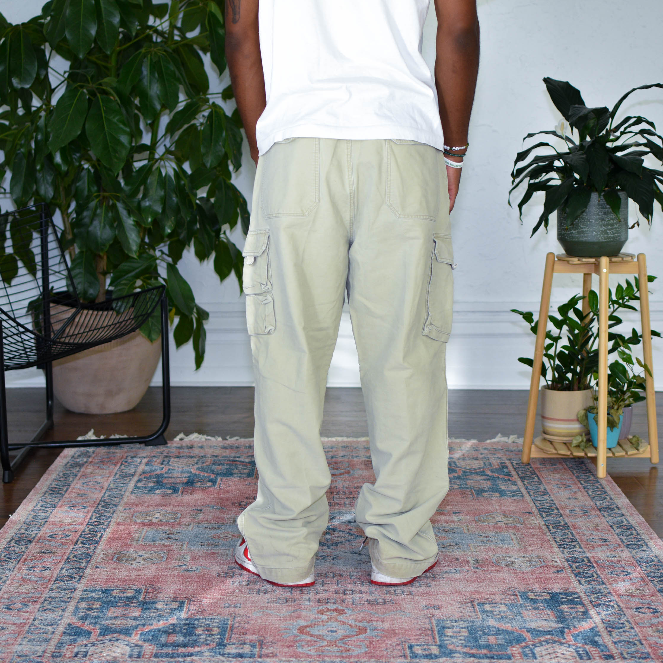 Vintage American Eagle Tan Cargo Pants