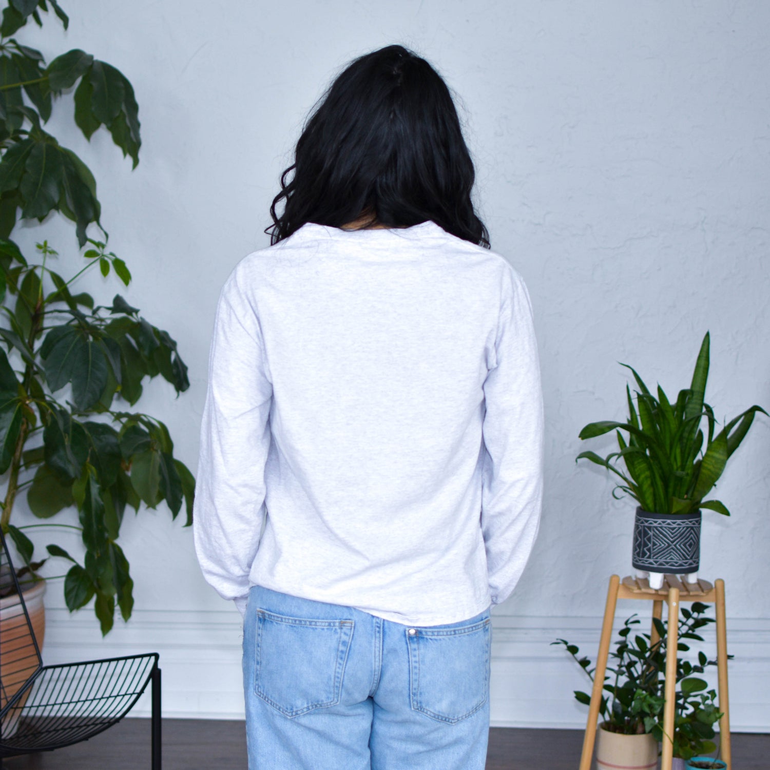 Gray Long Sleeve Shirt - "Protect Your Neighbors" Solidarity Merch