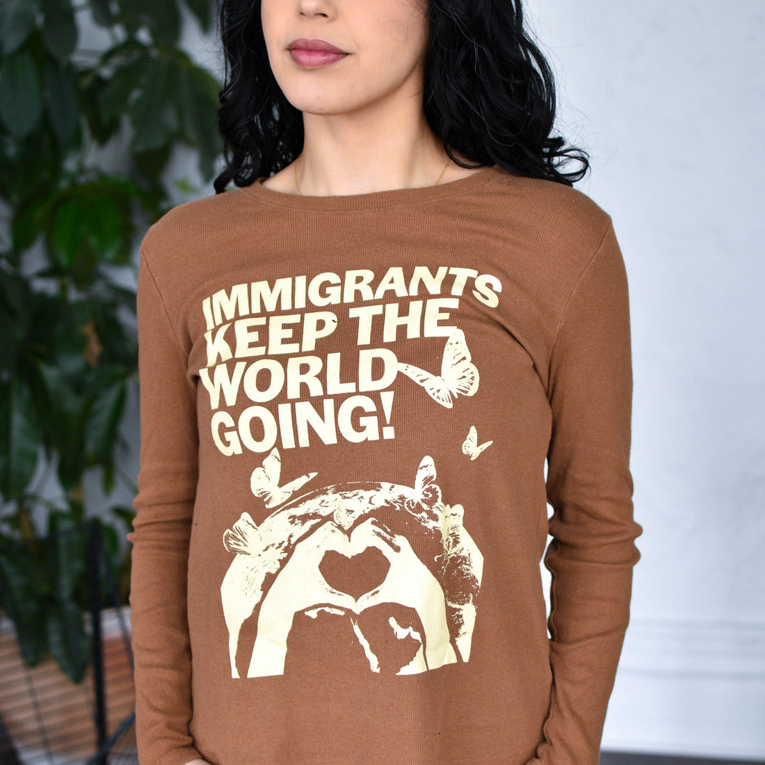 Brown Thermal - "Immigrants Keep the World Going" Solidarity Merch