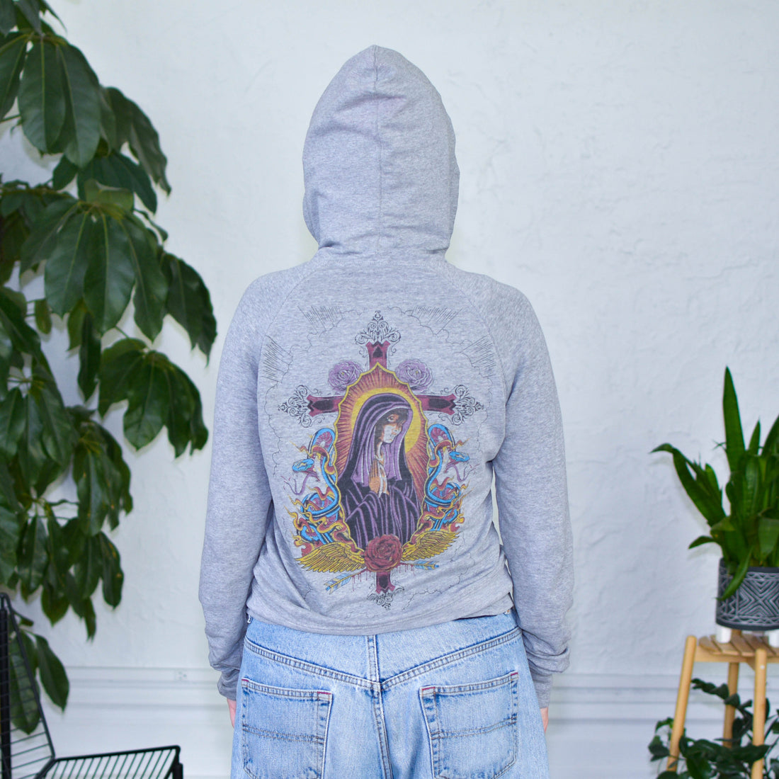 Y2K Our Lady Guadalupe Full-Zip Hoodie